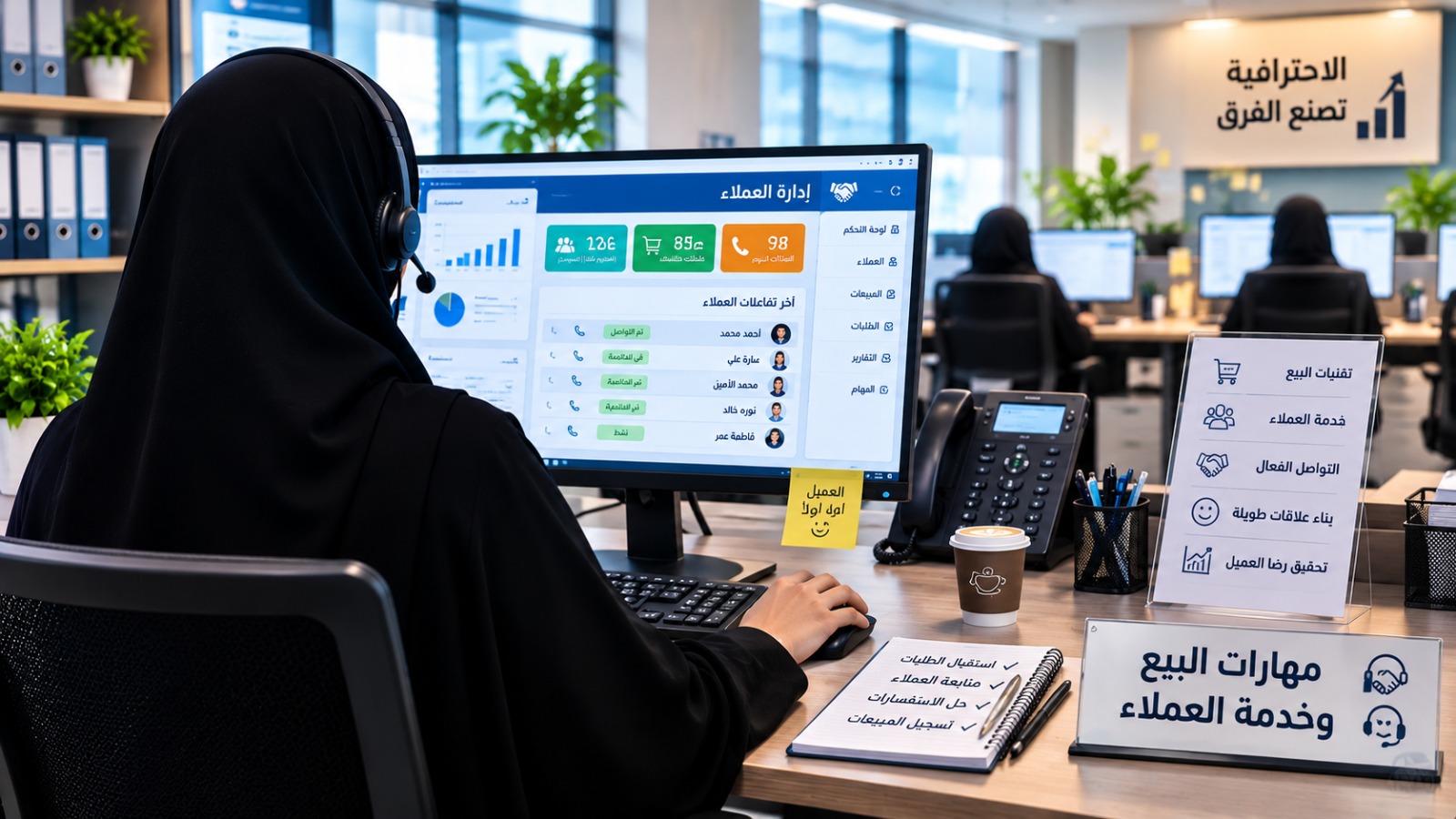 مهارات البيع وخدمة العملاء